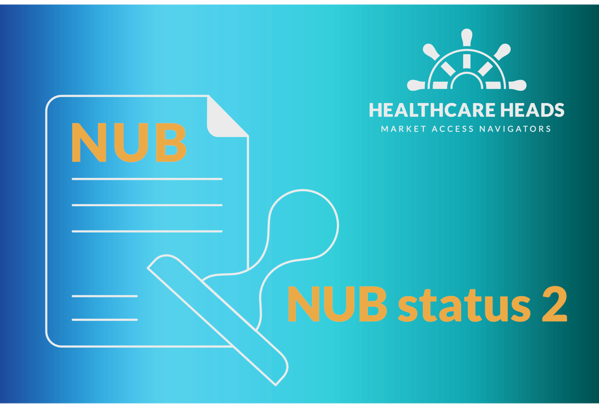 Your technology has received NUB status 2? What is the next step?